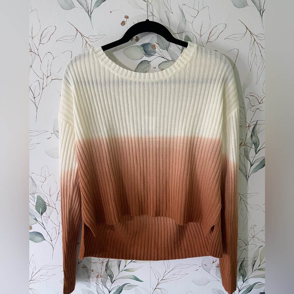 NWT Urban outfitters silence+noise ombre peach sweater
